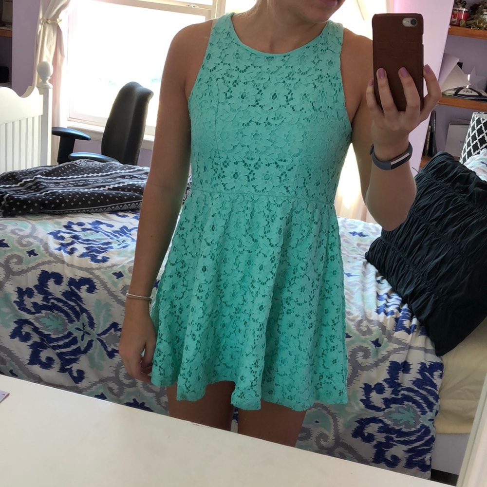Mint colored dress